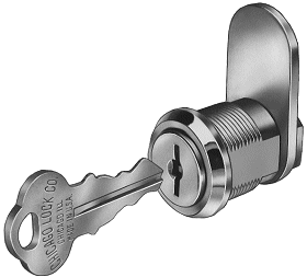 CompX Chicago 7/16" Double Bitted Cam Lock - SKU: C3205