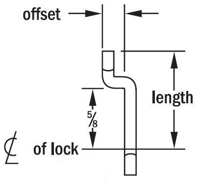 Compx National Double Formed Offset Cam Dimensions
