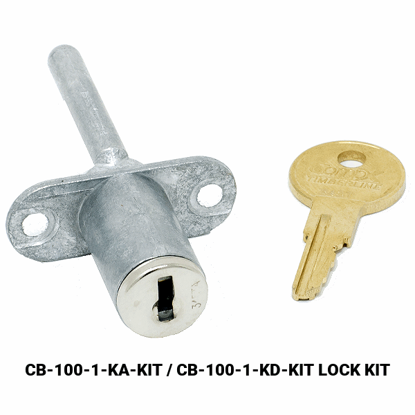 Timberline Drawer Locks with Keys - 230 Series - 1/2 inch cam throw - lot  of 6