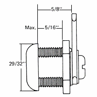 ESP 5/8" Cam Lock - SKU: ULR-625STD