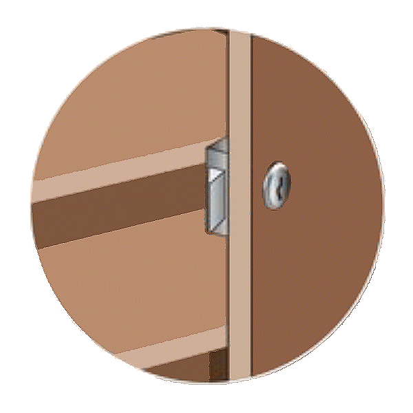 ESP XW2833 Spring Bolt Drawer / Door Lock - Gallery Image #2