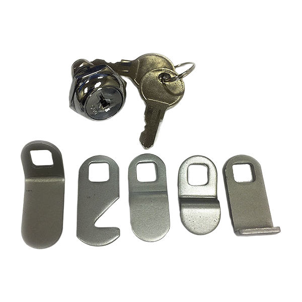 LOCKSTAM - MAILBOX CAM LOCK WITH TWO (2) KEYS AND FIVE (5) DIFFERENT THROW LATCHES (CAMS). - ARCHITECTURAL MAILBOXES