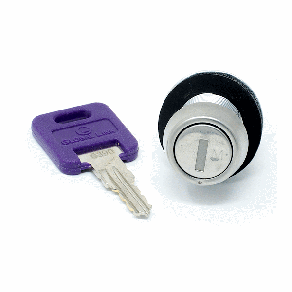 CLB-G306-138-SS - 1 3/8" CAM LOCK - KEYED TO G306 MASTER KEYED - GLOBAL LINK more images