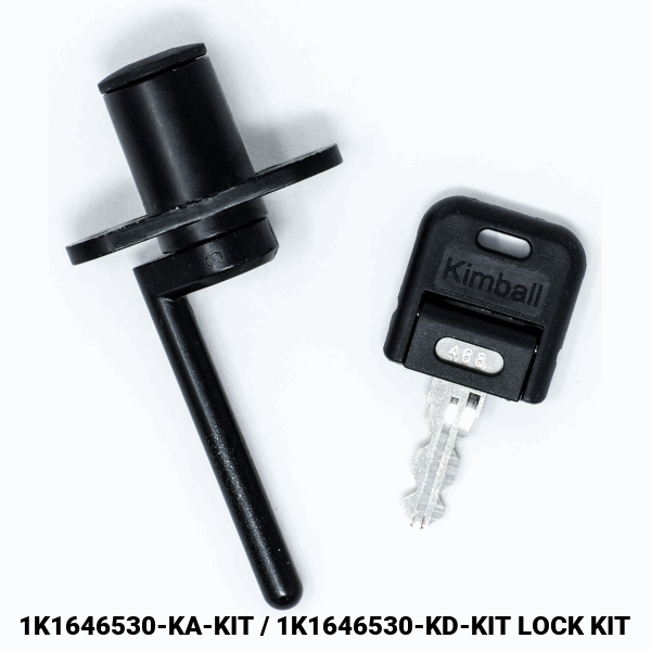 1K1646530 - TENON LOCK ASSEMBLY HOUSING - MATT BLACK - KIMBALL OFFICE more images