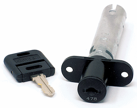 1K1685673-KA-KIT - CENTRAL LOCK - MATT BLACK - EMPTY CYLINDER LOCK HOUSING - KIMBALL OFFICE