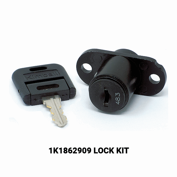 1K1862909 - LEVER LOCK CAM LOCK - MATT BLACK - KIMBALL OFFICE more images