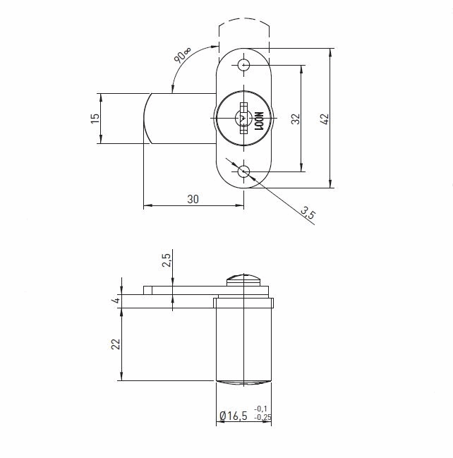 F513624.009NI - CAM LOCK - OJMAR more images