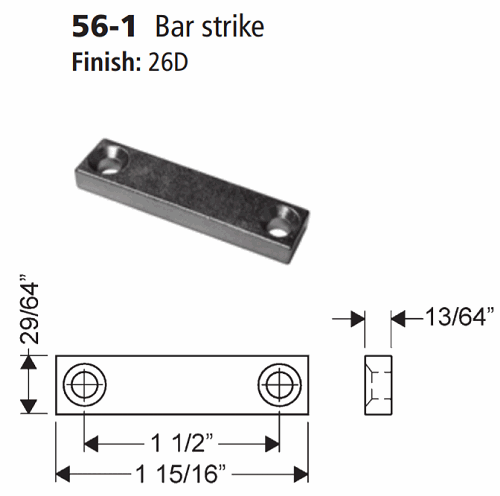 Olympus Lock 56-1 Bar Strike - Gallery