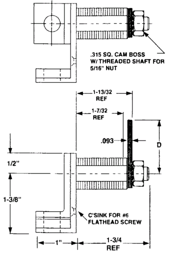 Olympus DCP500-US26 Padlockable Lock Diagram