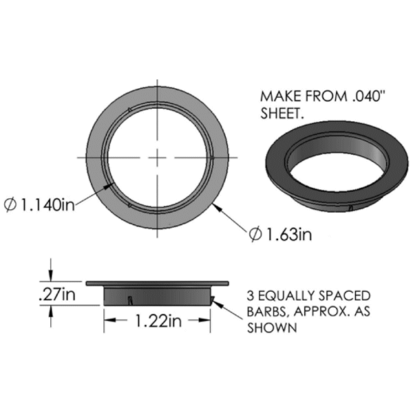Olympus Lock TR78 Trim Ring - Gallery Image