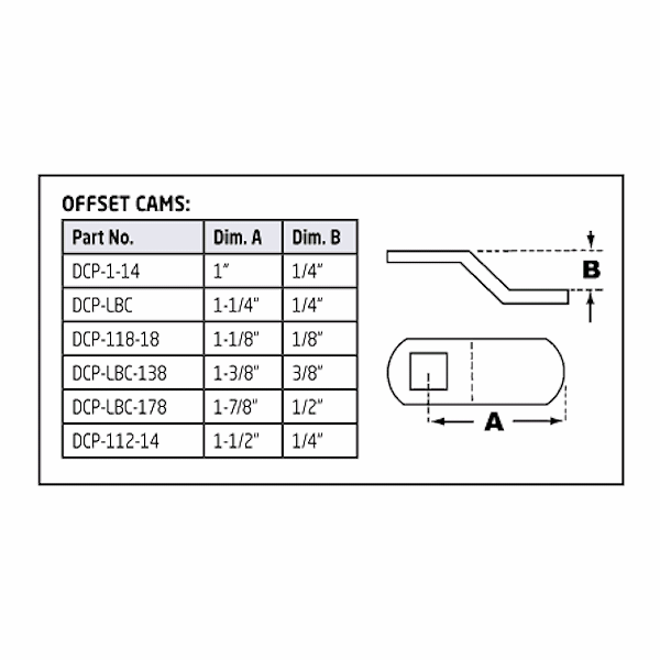 DCP500-US26D - PADLOCKABLE LOCK - OLYMPUS LOCK