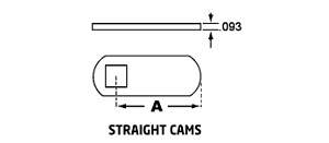 Olympus Lock Straight Cams - SKU: DCP-ST