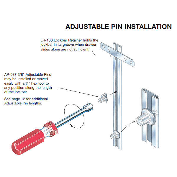 CompX Timberline AP-37 Adjustable Pin Installation Gallery Image