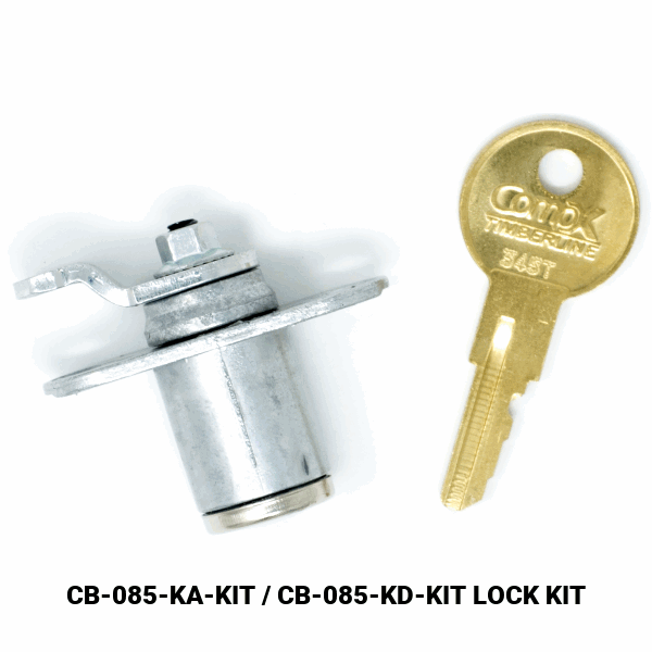 CB-085 - HORIZONTAL MOUNT CAM LOCK - EMPTY CYLINDER LOCK HOUSING - COMPX TIMBERLINE more images
