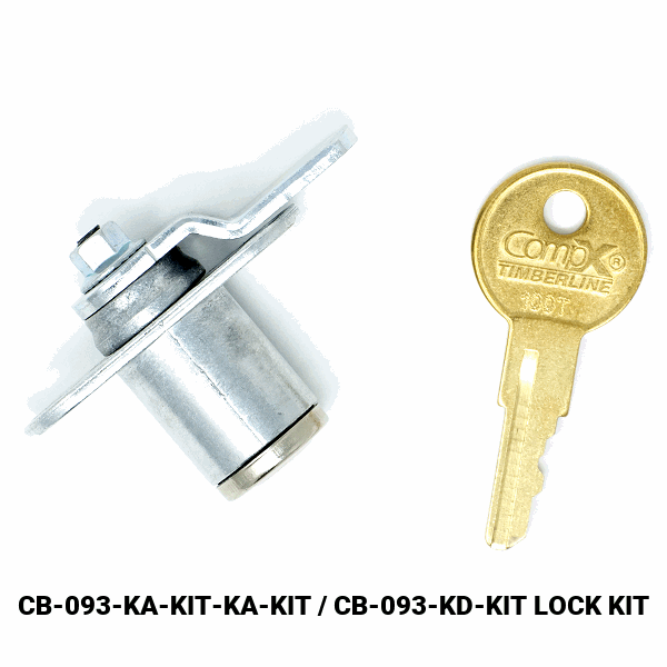 CB-093 - VERTICAL MOUNTED CAM LOCK - EMPTY CYLINDER LOCK HOUSING - COMPX TIMBERLINE more images