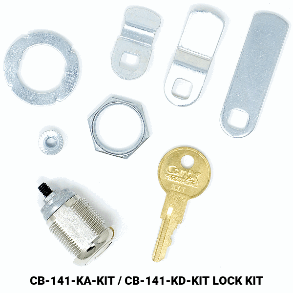 CB-141 - THREADED BARREL CAM LOCK - EMPTY CYLINDER LOCK HOUSING - COMPX TIMBERLINE more images