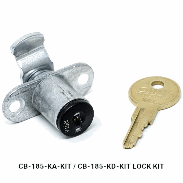 CB-185 - HORIZONTAL MOUNTED CAM LOCK - EMPTY CYLINDER LOCK HOUSING - COMPX TIMBERLINE more images