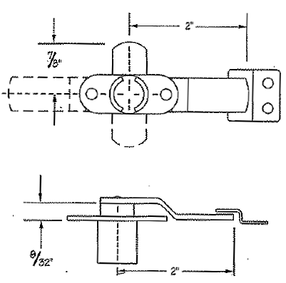 CB-186 - DOUBLE DOOR CAM LOCK - EMPTY CYLINDER LOCK HOUSING - COMPX TIMBERLINE more images