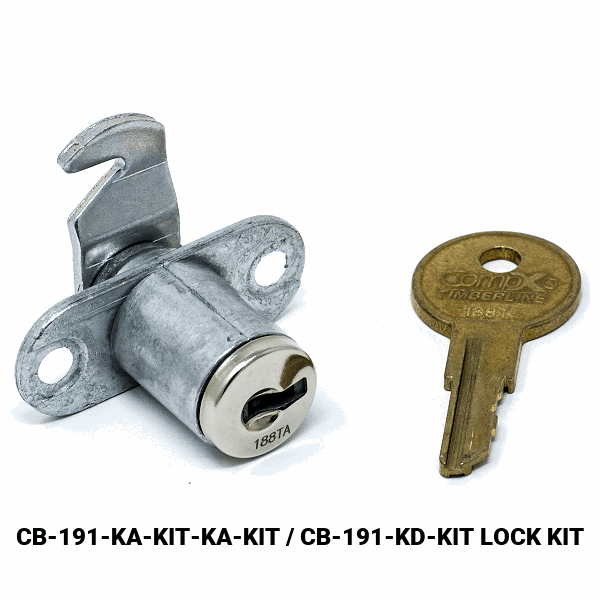 CB-191 - VERTICAL MOUNTED CAM LOCK - COMPX TIMBERLINE more images