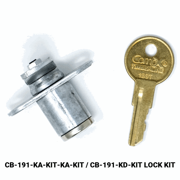 CB-191 - VERTICAL MOUNTED CAM LOCK - COMPX TIMBERLINE more images