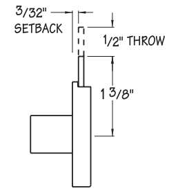 CB-231 - DRAWER / DOOR LOCK - COMPX TIMBERLINE