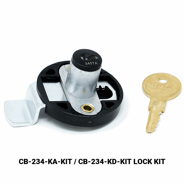 CB-234 - DRAWER / DOOR LOCK  - EMPTY CYLINDER LOCK HOUSING - COMPX TIMBERLINE more images