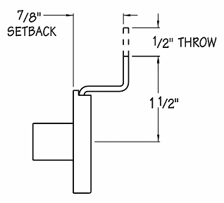 CB-235 - DRAWER / DOOR LOCK - COMPX TIMBERLINE