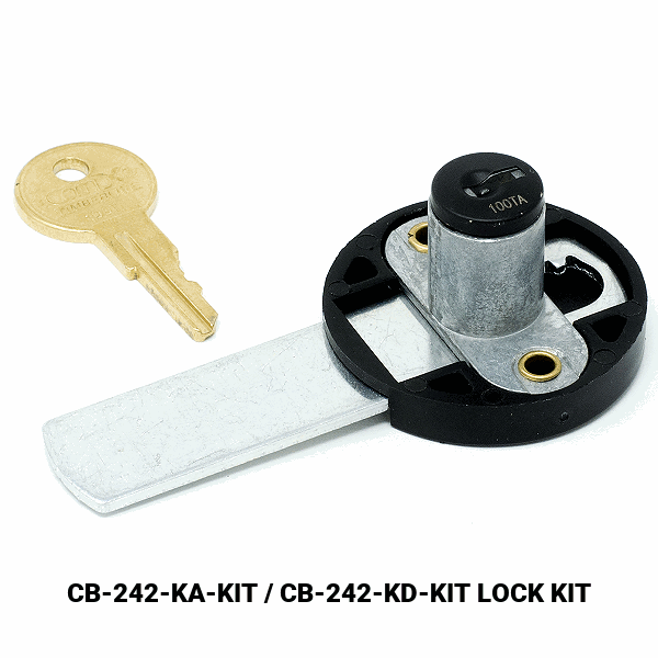 CB-242 - DRAWER / DOOR LOCK  - EMPTY CYLINDER LOCK HOUSING - COMPX TIMBERLINE more images