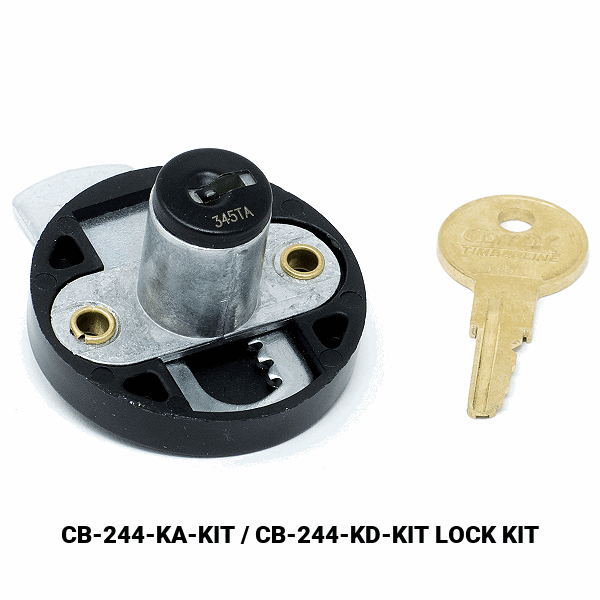 CB-244 - DRAWER / DOOR LOCK  - EMPTY CYLINDER LOCK HOUSING - COMPX TIMBERLINE more images