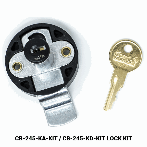 CB-245 - DRAWER / DOOR LOCK - EMPTY CYLINDER LOCK HOUSING - COMPX TIMBERLINE more images