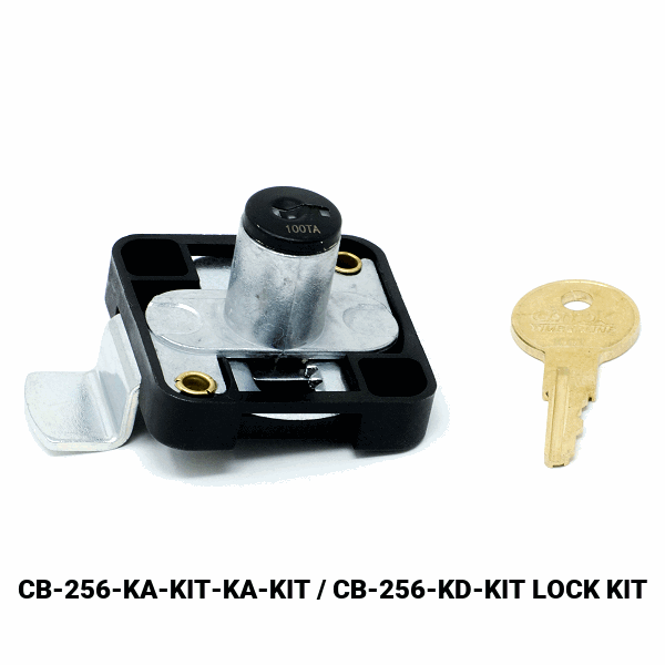 CB-256 - OPPOSITE MOUNT DOUBLE DOOR LOCK WITH 11/16" OFFSET - EMPTY LOCK HOUSING - COMPX TIMBERLINE more images