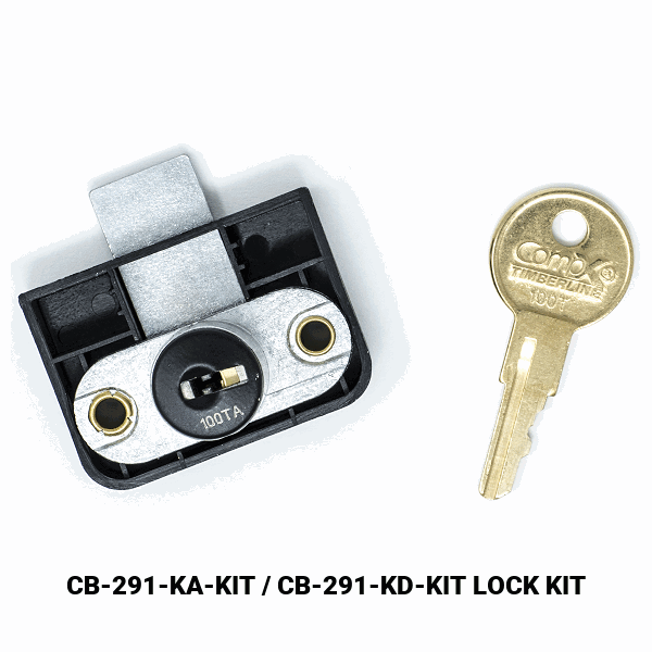 CB-291 - DRAWER / DOOR LOCK  - EMPTY CYLINDER LOCK HOUSING - COMPX TIMBERLINE more images