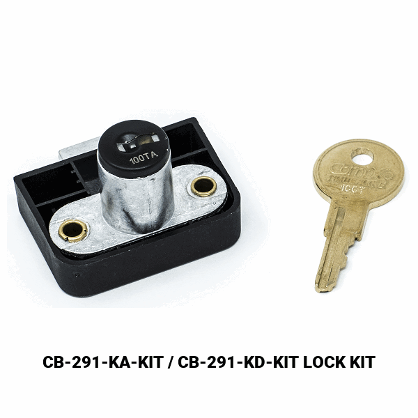 CB-291 - DRAWER / DOOR LOCK  - EMPTY CYLINDER LOCK HOUSING - COMPX TIMBERLINE more images