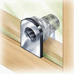 CompX Timberline Glass Door Lock With Bore Through Style - SKU: CB-311