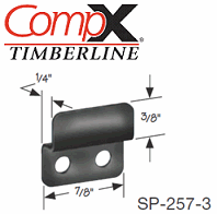 CompX Timberline Strike Plate - SKU: SP-257-3