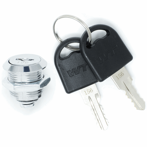 9900S-16-KD - CHROME CAM LOCK - KEYED DIFFERENT - WANGTONG more images