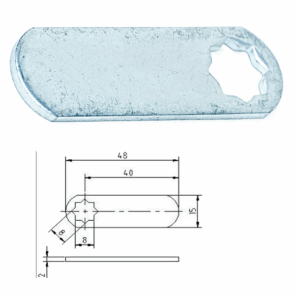 9900S-20-KD - CHROME CAM LOCK - KEYED DIFFERENT - WANGTONG more images