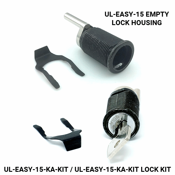 UL-EASY-15 - PEDESTAL LOCK HOUSING AND CLIP - WESKO more images
