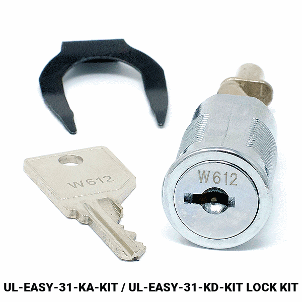 UL-EASY-31 - FILE CABINET LOCK - EMPTY CYLINDER LOCK HOUSING - WESKO more images