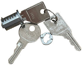 HON Satin Chrome Lock Core Replacement Kit - SKU: F23CX-SC