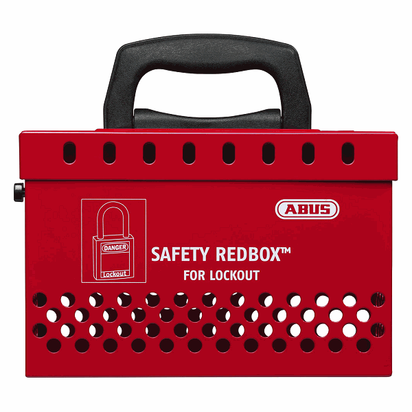 ABUS B835 RED Safety Group LOTO Box - Gallery Image #1