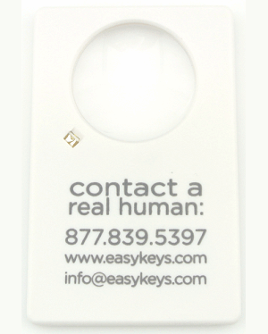 Magnifying Card Light - Back