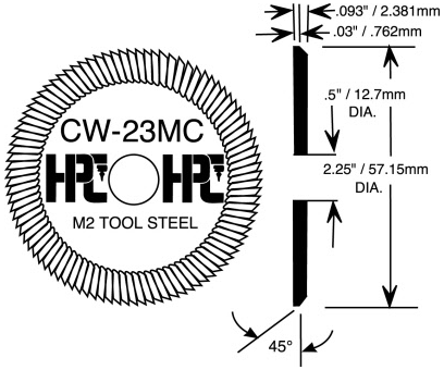 CW-23MC - SPEEDEX® SINGLE ANGLE CUTTER - HPC