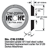 hpc_H-CW-23RM_standard_cutter_dimensions