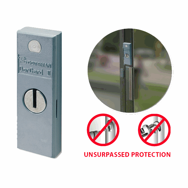 HPC H-DG2 Scotsman DorGard II™ Sliding Door Lock - Gallery Image