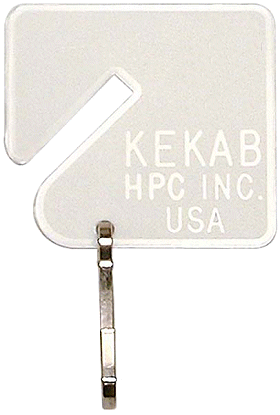 HPC Slotted Plain Key Tags - SKU: H-PLT