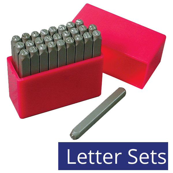 H-HCL-1/8 - DIE STAMP LETTER SET 1/8” - HPC more images