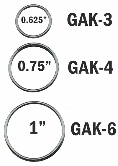 GAK-6 - GIVE AWAY KEY RINGS - HPC more images