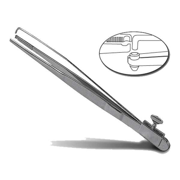 H-TPT-5 - PIN TUMBLER TWEEZERS WITH PIN PUSHING ATTACHMENT - HPC more images