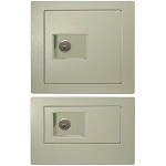 HPC Wall Safe with Keyable Mortise Lock Housing - SKU: H-WS-200-K & H-WS-100-K